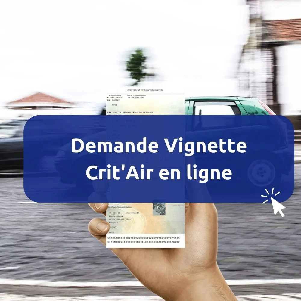 Vignette Crit'Air en ligne