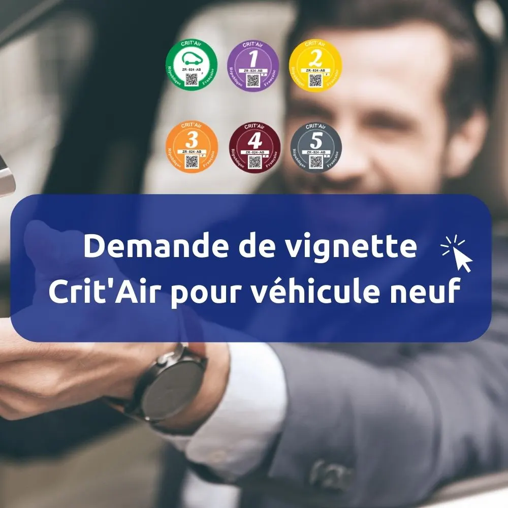 Vignette crit air voiture neuve