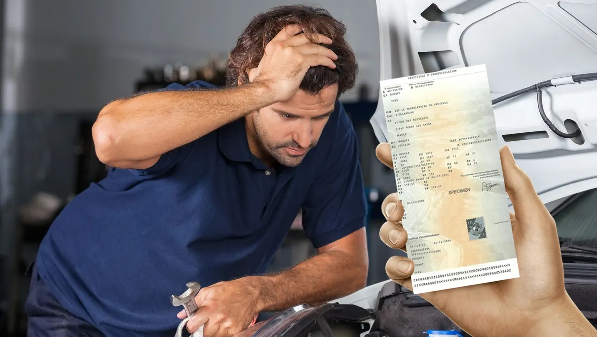 La motorisation sur une carte grise