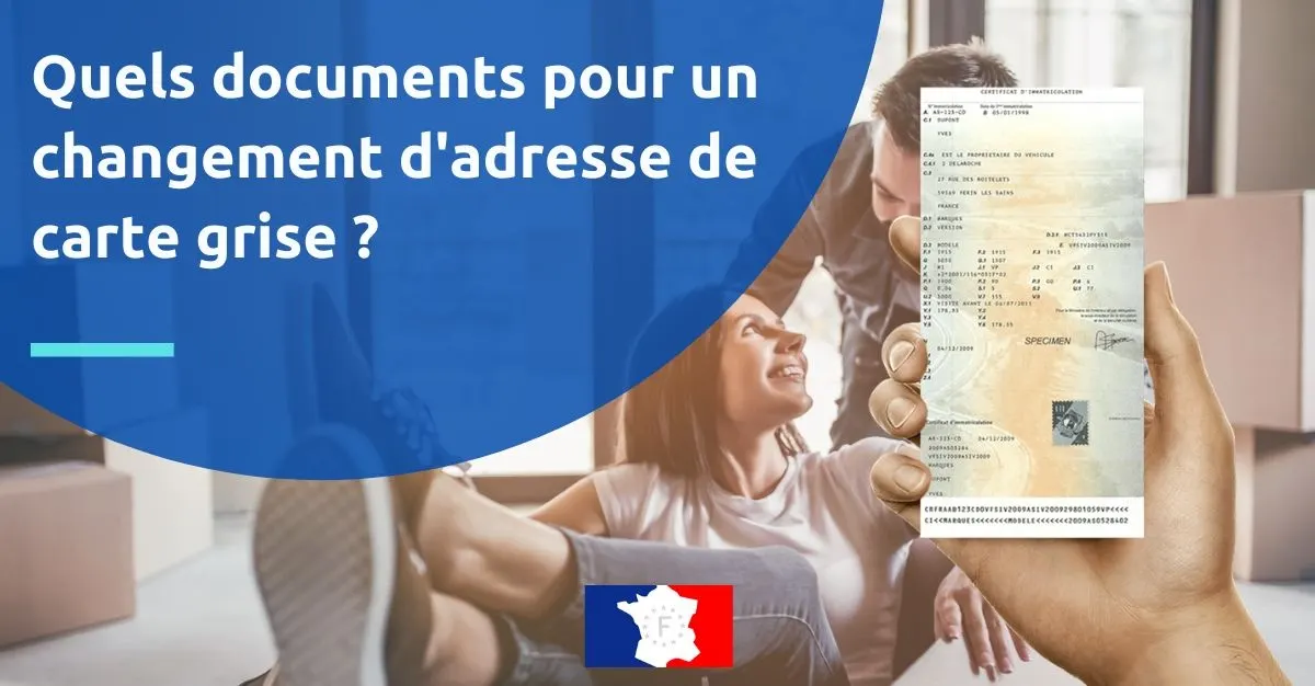 changement adresse carte grise document