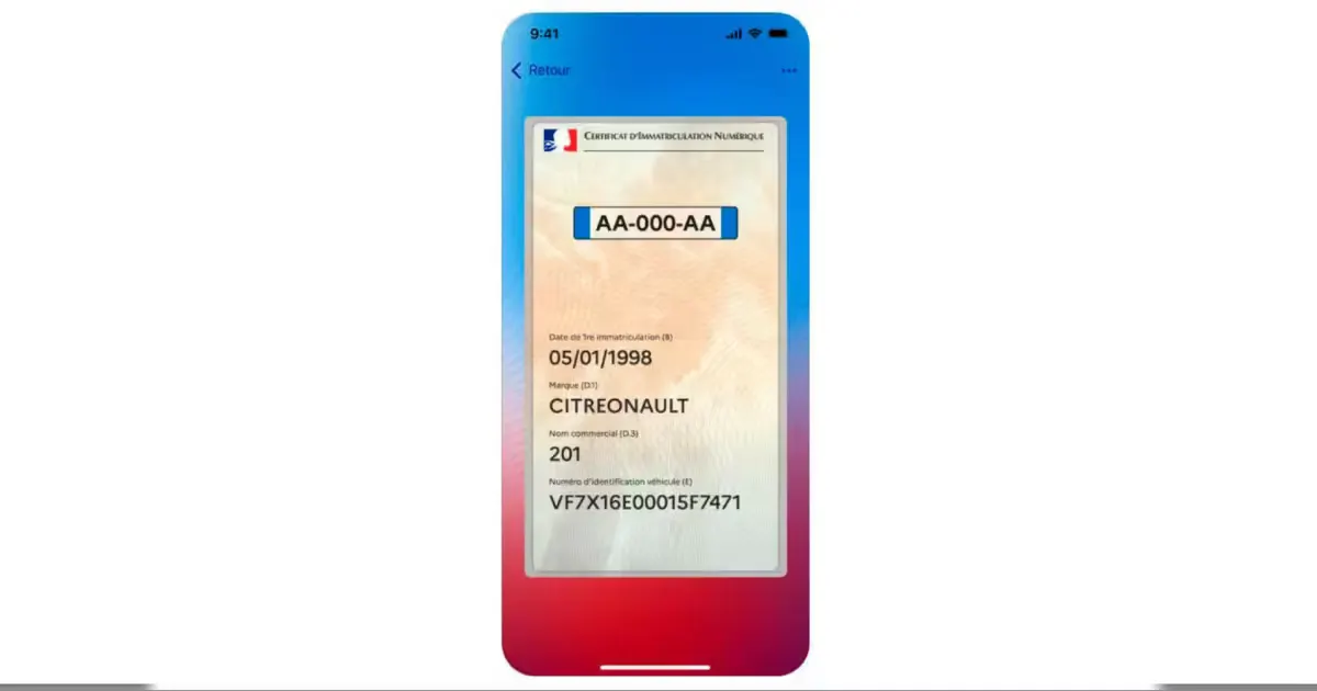 Carte grise numérique : disponible dès maintenant sur France Identité