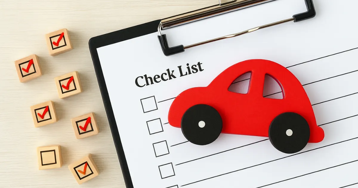 Générateur de checklist vente/achat véhicule